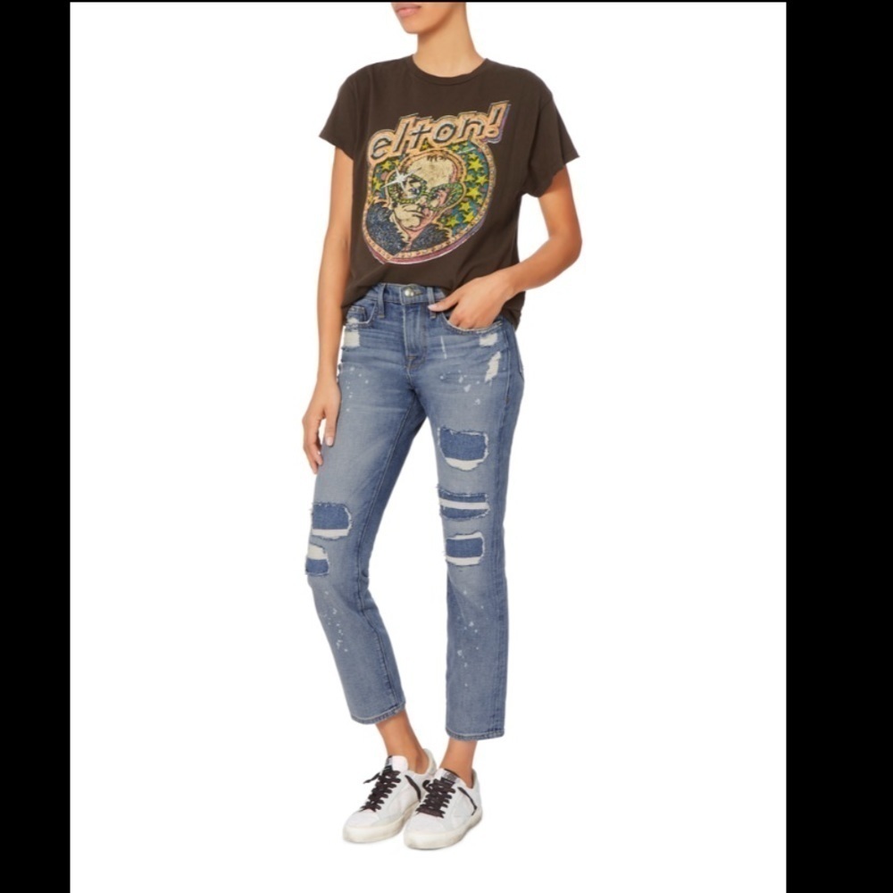 Frame Le Boy Farris Distressed Jeans Size 25